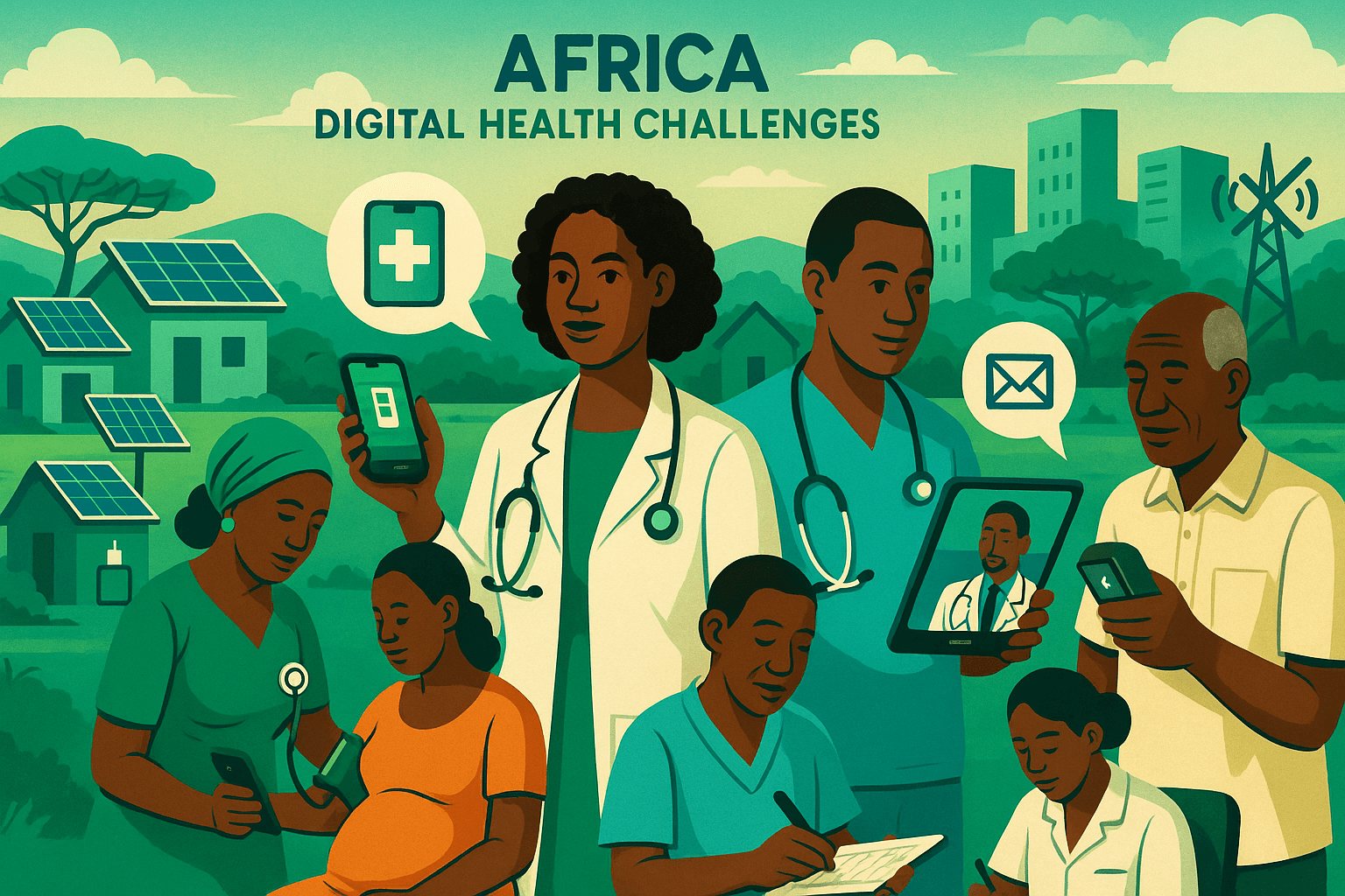 Africa's Digital Health Divide: Infrastructure, Literacy, and Access